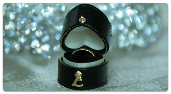 Wedding ring and tiara
